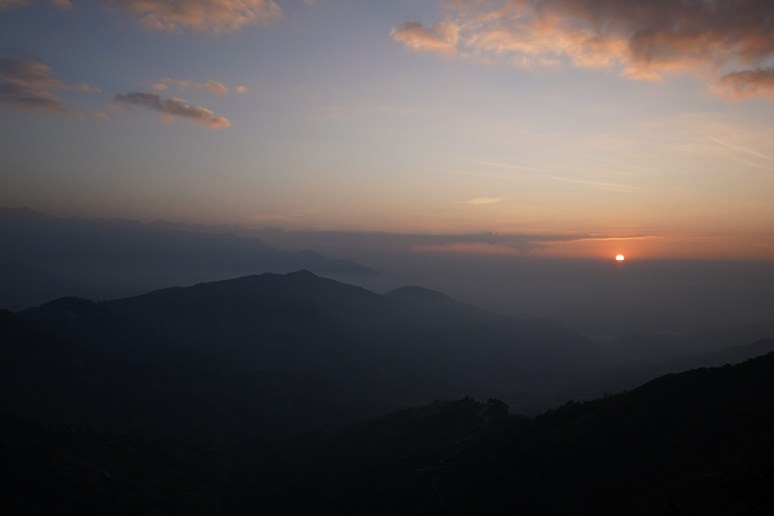 Sunset - Kathmandu Nepal - PEPPERMANGO